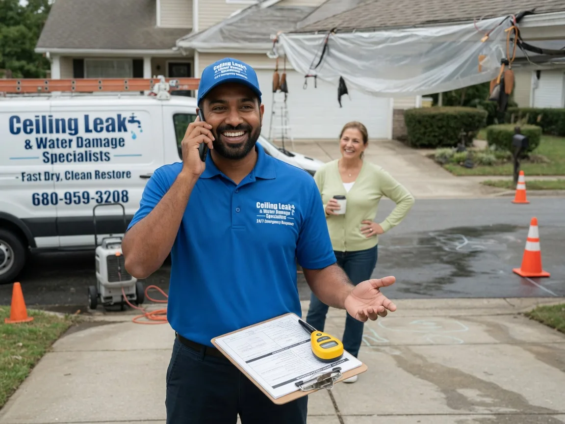 Ceiling Leak Cleanup Dorchester, SC FAQs